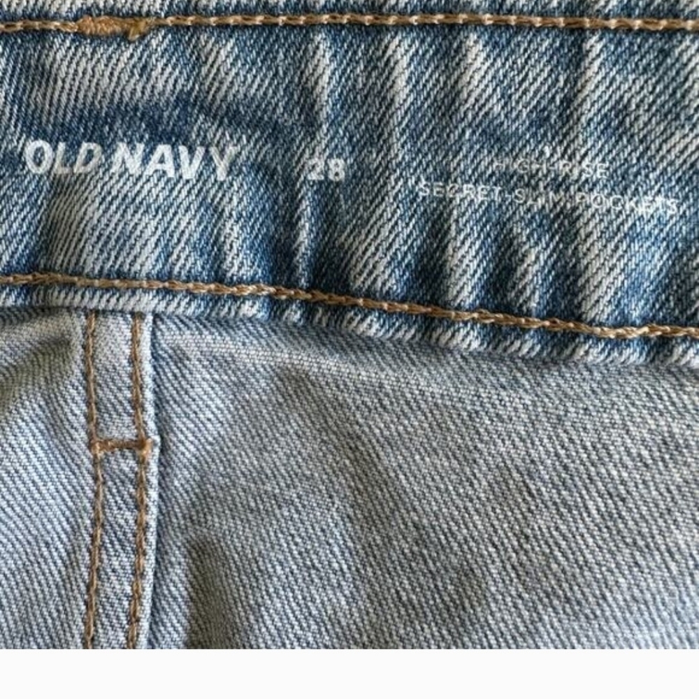 NEW Old Navy Denim Mini Skirt High Rise Secret Slimming Pockets Plus Size 28 - Picture 6 of 13